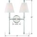Riverdale Bath Wall Light in Polished Nickel