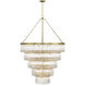 Emory 30 Light 48 inch Modern Gold Chandelier Ceiling Light