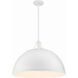 Soto 3 Light 23.5 inch White Chandelier Ceiling Light
