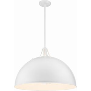 Soto 3 Light 23.5 inch White Chandelier Ceiling Light