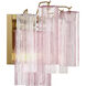 Addis 2 Light 14.5 inch Aged Brass Bath Vanity Light Wall Light in Spring