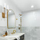 Lena Bath Wall Light in Vibrant Gold