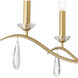 Rollins 9 Light 40 inch Antique Gold Chandelier Ceiling Light
