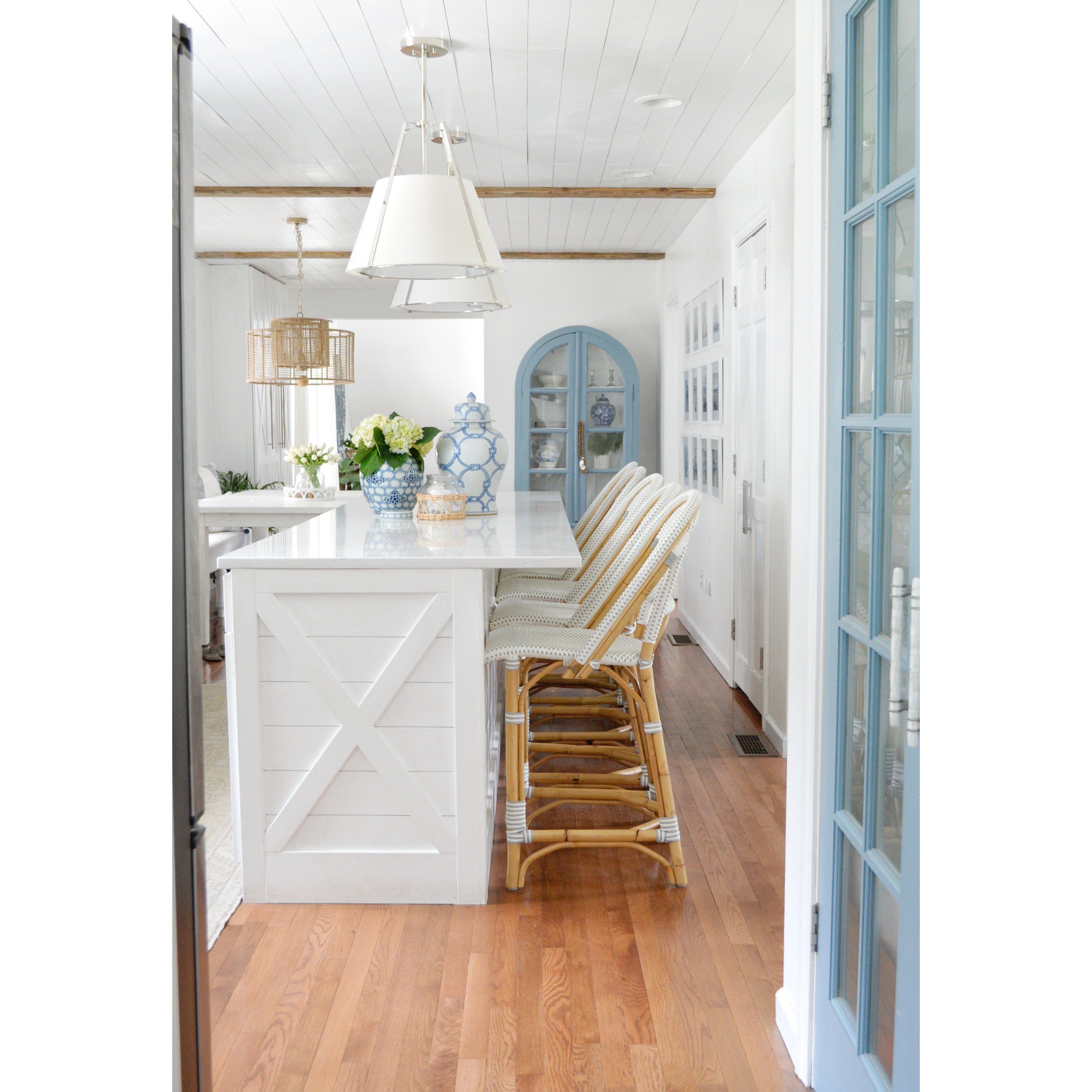 Fulton Pendant Ceiling Light in Polished Nickel