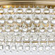 Calypso 8 Light 40 inch Vibrant Gold Chandelier Ceiling Light