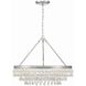 Calypso 6 Light 25 inch Polished Chrome Chandelier Ceiling Light