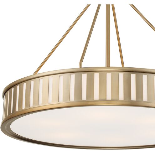 Kendal 6 Light 28 inch Vibrant Gold Chandelier Ceiling Light