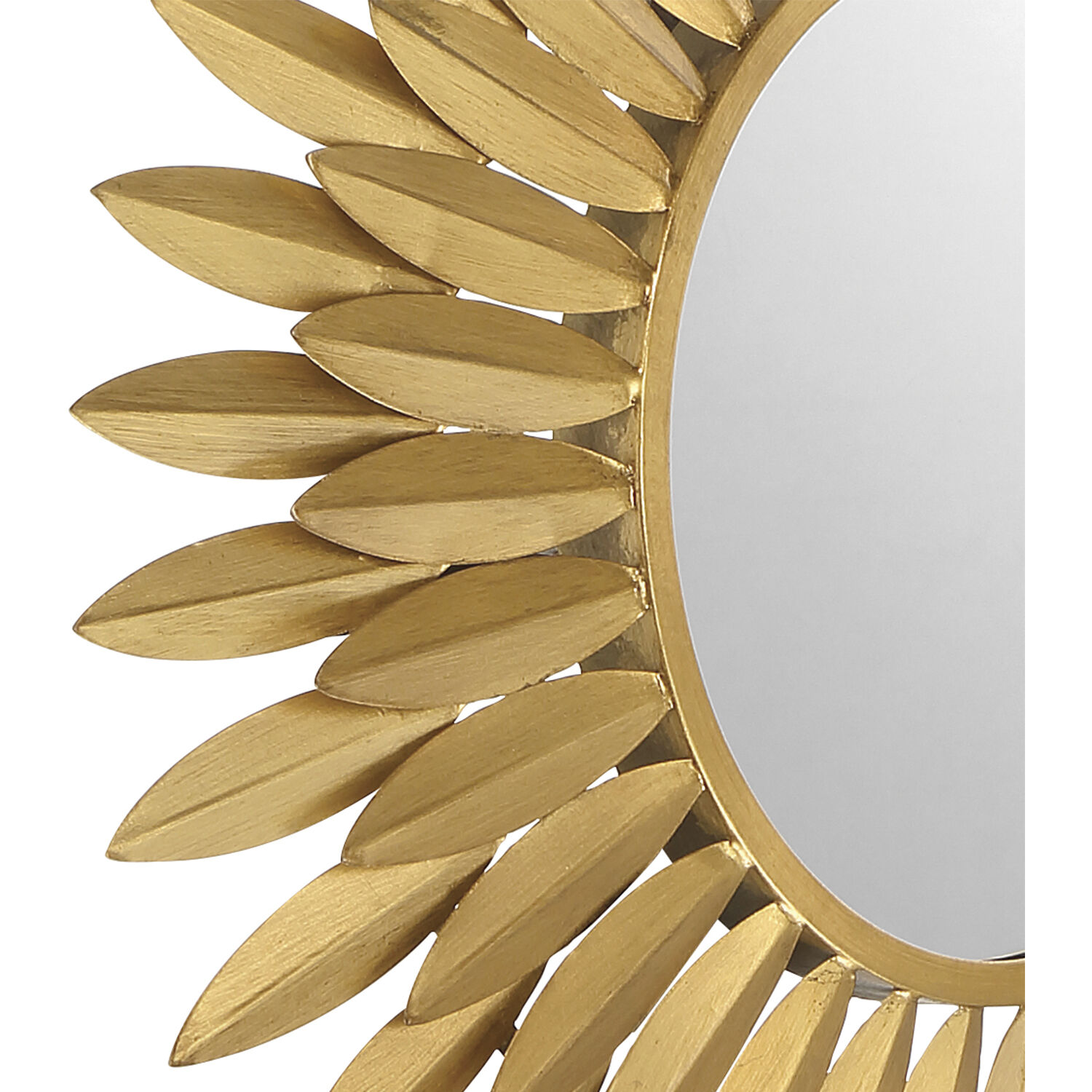 Broche 20 X 20 inch Antique Gold Mirror