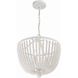 Rylee 4 Light 16.5 inch Matte White Chandelier Ceiling Light