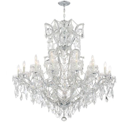 Maria Theresa 25 Light 46 inch Polished Chrome Chandelier Ceiling Light in Clear Hand Cut