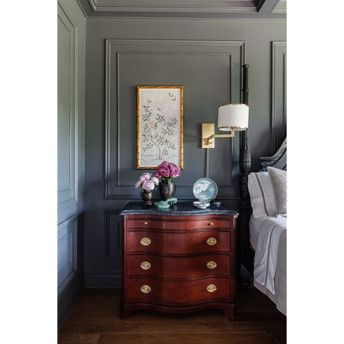 Madison 21.25 inch 60.00 watt Aged Brass Task Sconce Wall Light