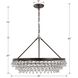 Calypso 6 Light 30 inch Vibrant Bronze Chandelier Ceiling Light