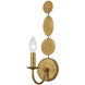 Layla Sconce Wall Light in Antique Gold