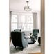 Fulton 6 Light 24 inch Black Chandelier Ceiling Light