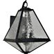 Glacier 3 Light 21 inch Black Charcoal Outdoor Sconce in Water