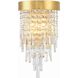Winfield 2 Light 9.75 inch Antique Gold Sconce Wall Light