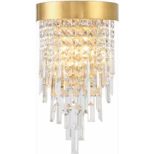 Winfield 2 Light 9.75 inch Antique Gold Sconce Wall Light