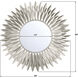Broche 24 X 24 inch Antique Silver Mirror