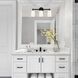 Colton 3 Light 23.25 inch Black Bathroom Vanity Light Wall Light