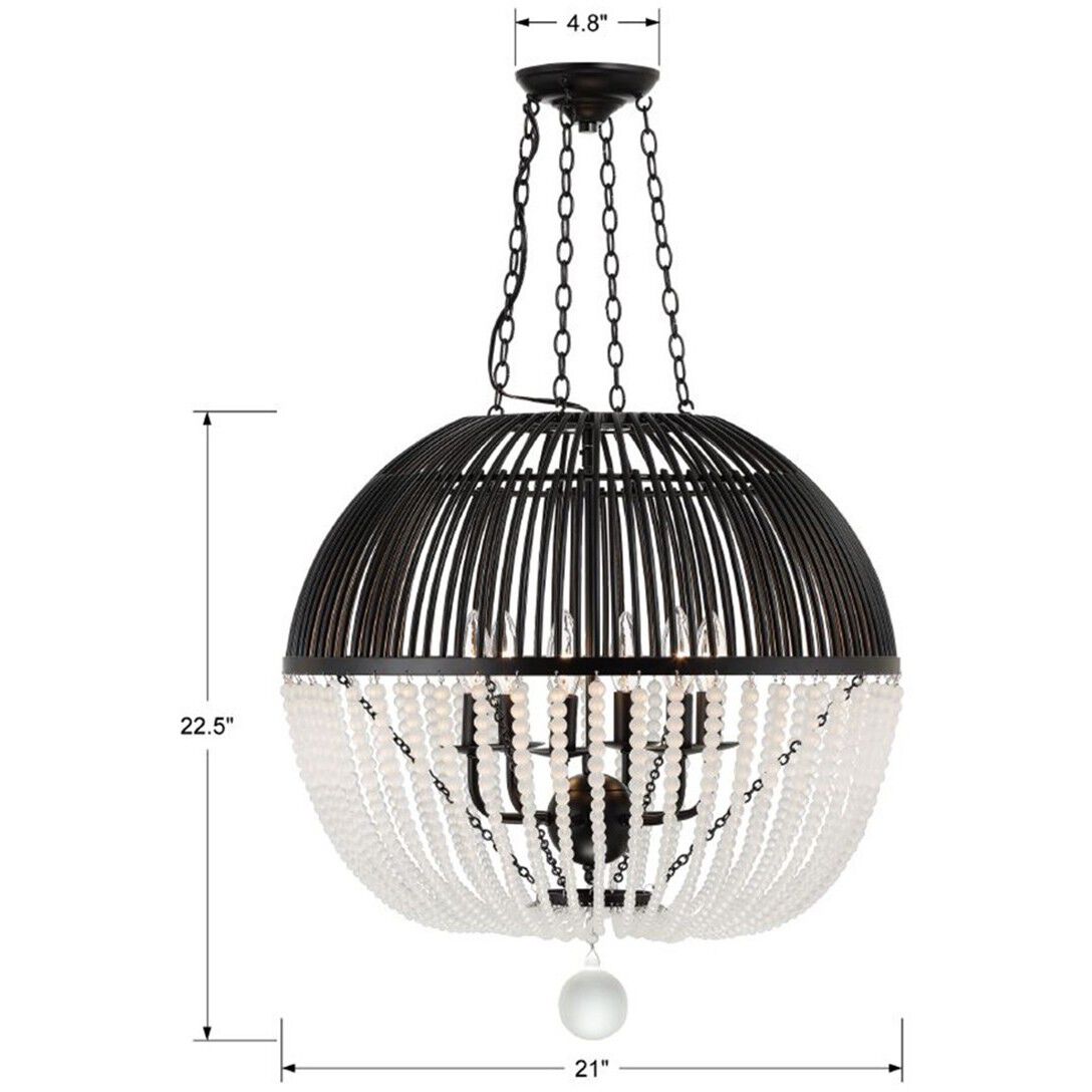 Duval Pendant Ceiling Light in Matte Black
