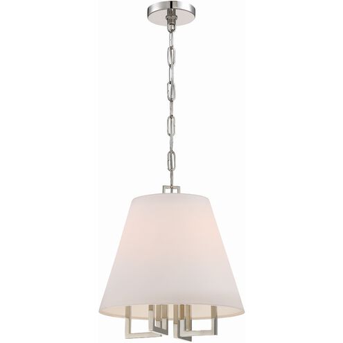 Westwood 4 Light 13.5 inch Polished Nickel Pendant Ceiling Light