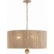 Jessa 5 Light 24 inch Burnished Silver Chandelier Ceiling Light