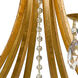 Bridgehampton 8 Light 28 inch Antique Gold Chandelier Ceiling Light in Clear Hand Cut