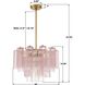 Addis 9 Light 22 inch Aged Brass Chandelier Ceiling Light in Spring