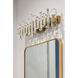 Bolton 3 Light 25.25 inch Aged Brass Bathroom Vanity Light Wall Light