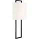 Fremont Sconce Wall Light in Black Forged