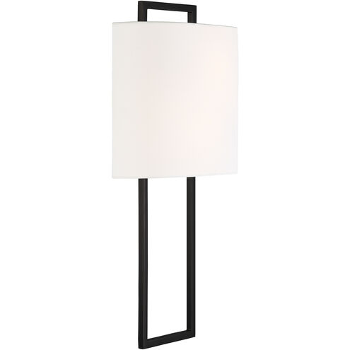 Fremont Sconce Wall Light in Black Forged