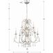 Ashton 9 Light 25.5 inch Olde Silver Chandelier Ceiling Light in Clear Hand Cut