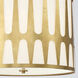 Royston 5 Light 24 inch Antique Gold Pendant Ceiling Light