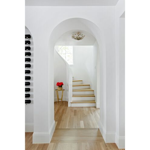 Josie 5 Light 20.5 inch Champagne Green Tea Semi Flush Ceiling Light