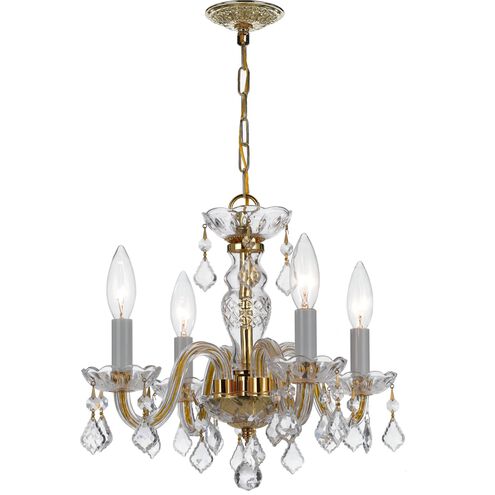 Traditional Crystal 4 Light 15.00 inch Chandelier