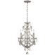 Maria Theresa 4 Light 12 inch Polished Chrome Chandelier Ceiling Light in Clear Spectra