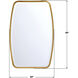 Lindee 36 X 24 inch Antique Gold Wall Mirror