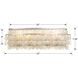 Brielle Bath Vanity Light Wall Light in Antique Silver