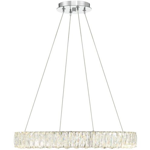 Kinsley 1 Light 24 inch Polished Chrome Pendant Ceiling Light