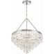 Calypso 6 Light 20 inch Polished Chrome Chandelier Ceiling Light