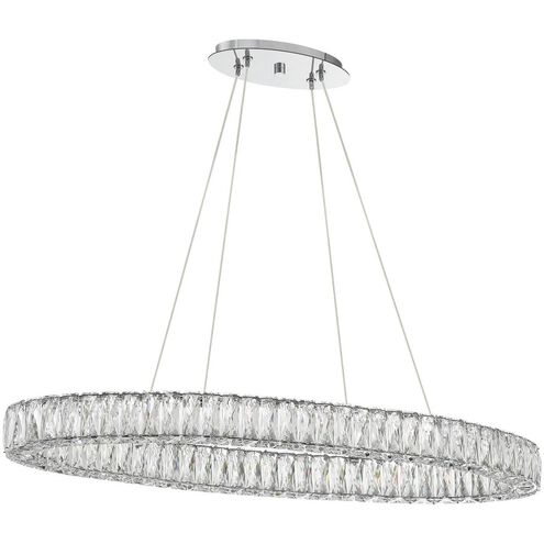 Kinsley 1 Light 39 inch Polished Chrome Pendant Ceiling Light