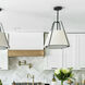 Fulton 3 Light 20 inch Black Chandelier Ceiling Light