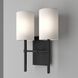 Veronica Bath Wall Light in Black Forged
