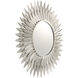 Broche 24 X 24 inch Antique Silver Mirror