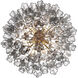 Addis 12 Light 26.75 inch Aged Brass Chandelier Ceiling Light in Tronchi Glass Smoke