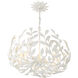 Broche 5 Light 23 inch Matte White Chandelier Ceiling Light