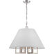 Westwood 6 Light 24 inch Polished Nickel Chandelier Ceiling Light