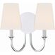 Payton Bath Wall Light in Polished Chrome