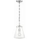 Voss 1 Light 8.25 inch Polished Nickel Mini Pendant Ceiling Light