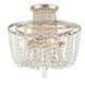 Arcadia 3 Light 15.00 inch Semi-Flush Mount